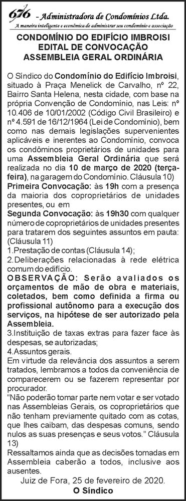 Condomínio do Edifício Imbroisi 4 1 IMBROSI