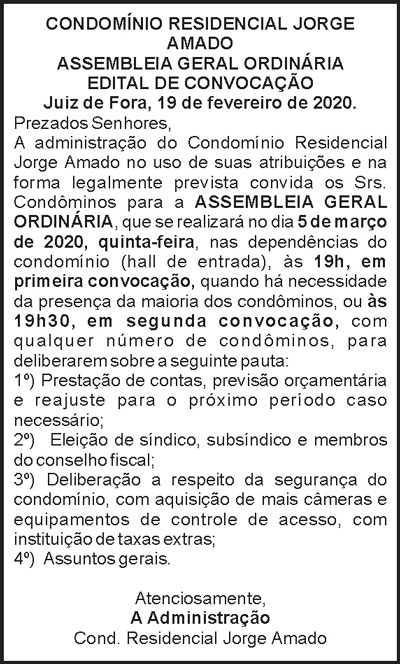 Condomínio Residencial Jorge Amado 4 1 JORGE AMADO
