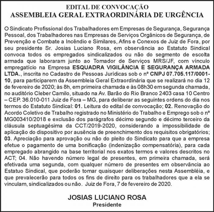 Edital de convocação 4 1 SIMPROTESV