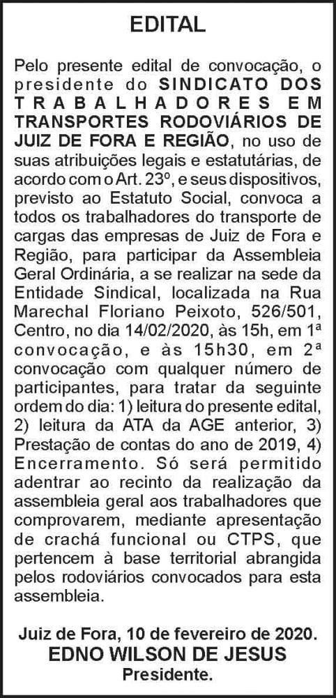 STTRJF - Edital 4 1 STTRJF