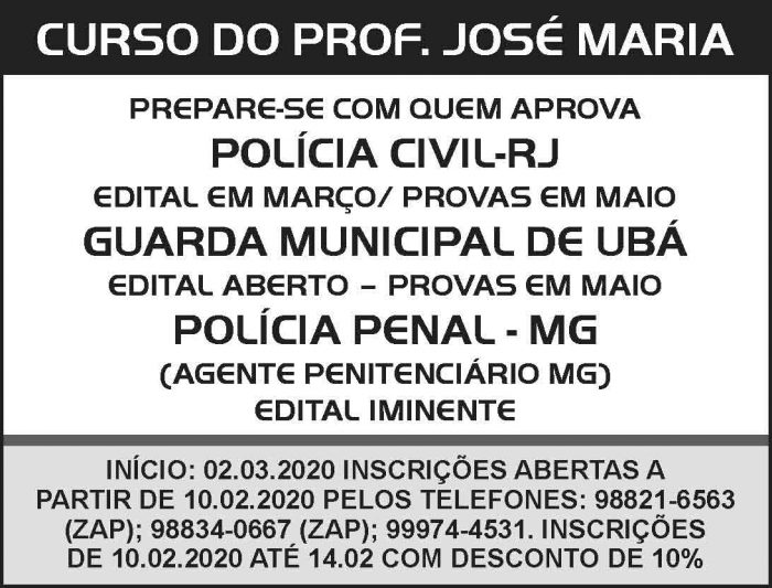 Curso do Prof. José Maria 4 EMP MARIA