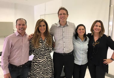 Eles Acontecem: Doutorado com homenagem 2 Júlio Chebli Renata Giancarlo Luchetti Alessandra Luchetti e Karine Zanini 270220 1
