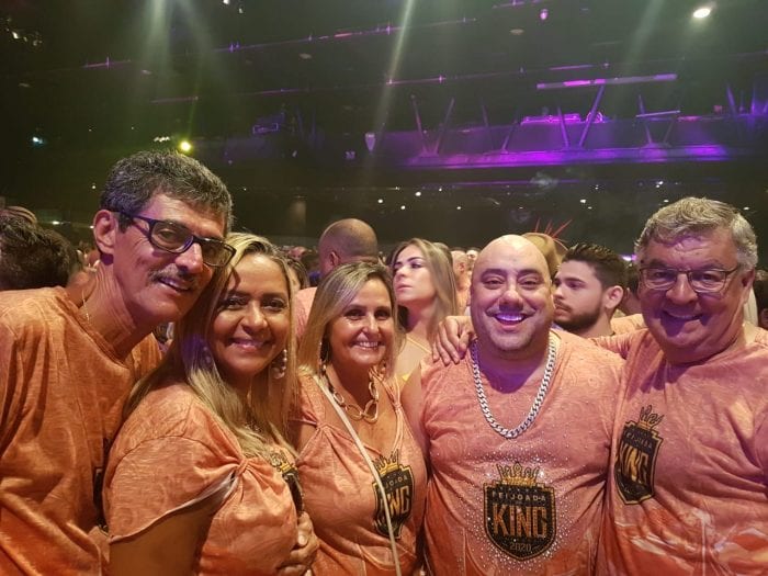 José e Maryangela Maia Vasconcellos, Sandra Cristina com Joãozinho King e Nélson Júnior