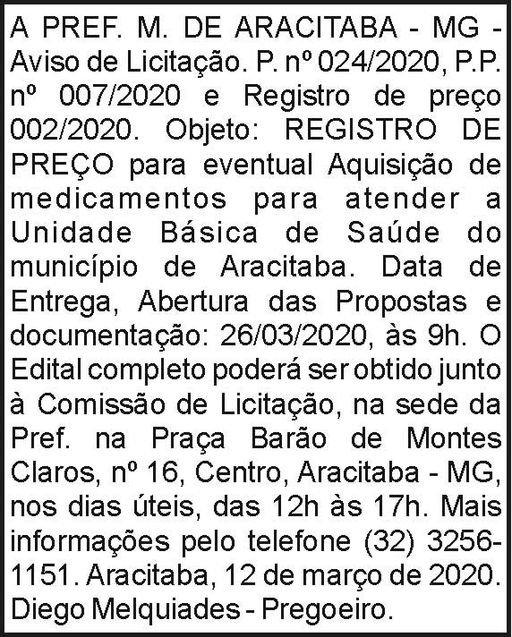 1 ARACITABA 024