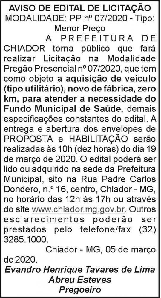 Prefeitura de Chiador 4 1 CHIADOR 07