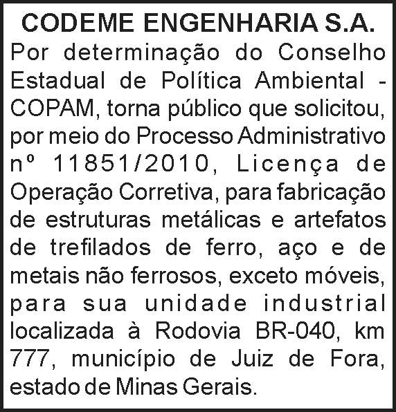 Codeme engenharia S.Af 4 1 CODEME