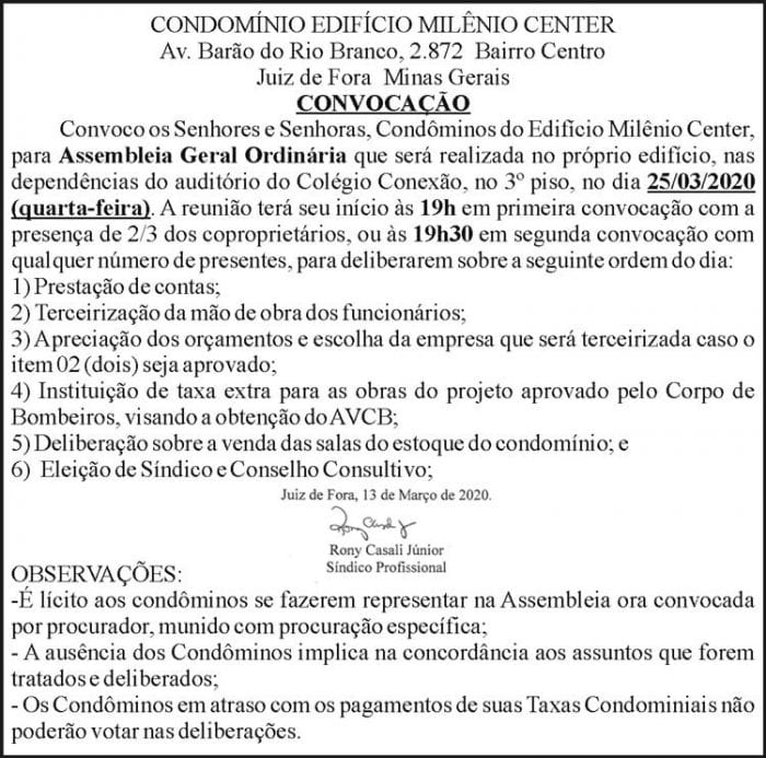 Condomínio Edifício Milênio Center 4 1 MILENIO