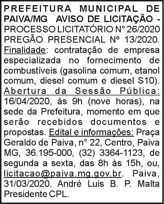 1 PAIVA 26
