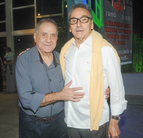 José Carlos (Zé Kodak) Passos com José Alberto Pinho Neves clicados no Unique
