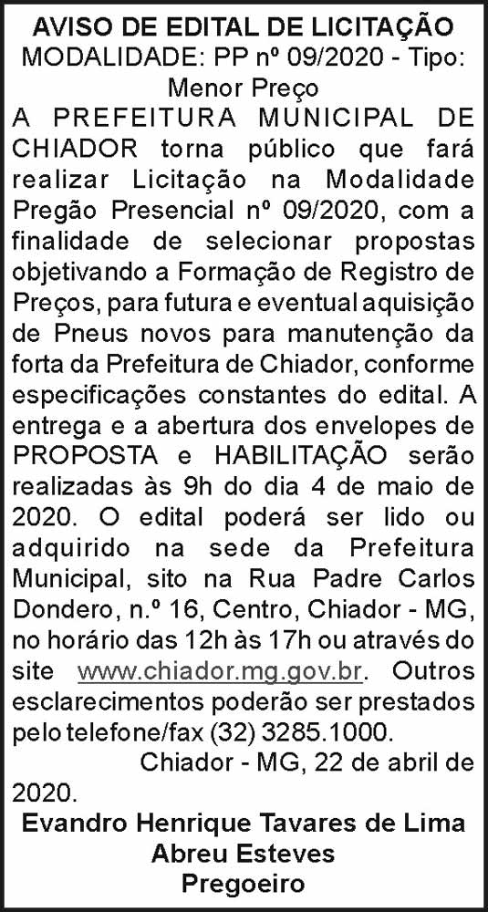 1 CHIADOR 09
