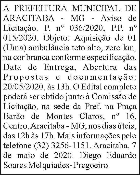 Prefeitura Municipal de Aracitaba 4 02