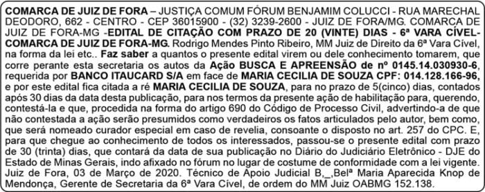 Comarca de Juiz de Fora 4 1 ADJUR