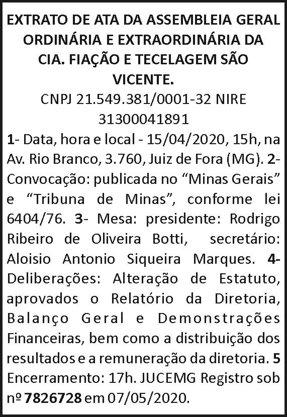 1 FIAÇAO
