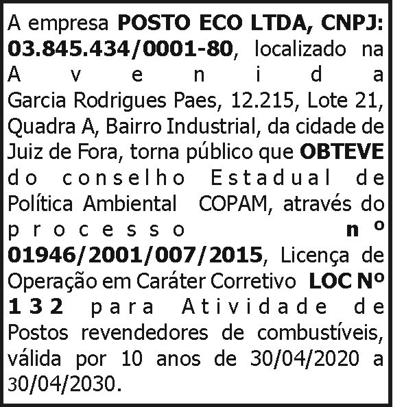 1 POSTO ECO