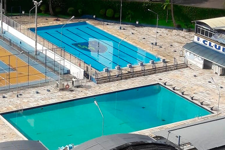Sem piscina, nadadores 'minimizam perdas' com exercícios em casa 1 piscinas bom pastor foto reprodução instagram bom pastor destacada