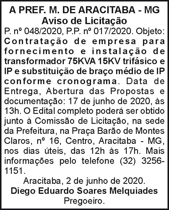 1 ARACITABA