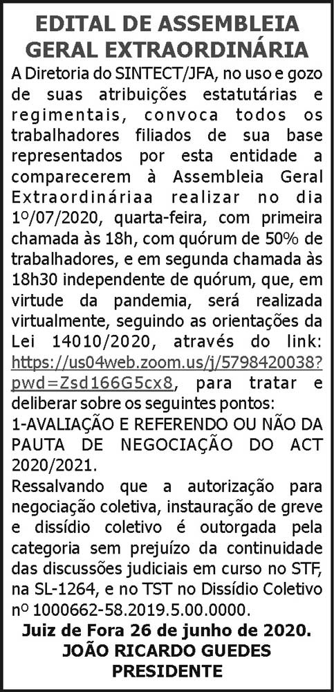 Sintect/JFA 4 1 CORREIO