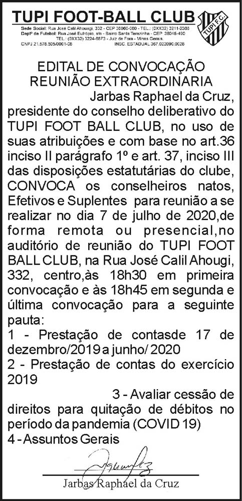 Tupi Foot-Ball Club 4 1 TUPI