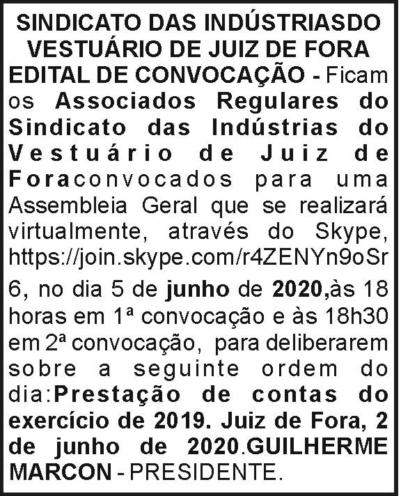 Sindicato das Indústrias do Vestuário de Juiz de Fora 4 1 VESTUARIO