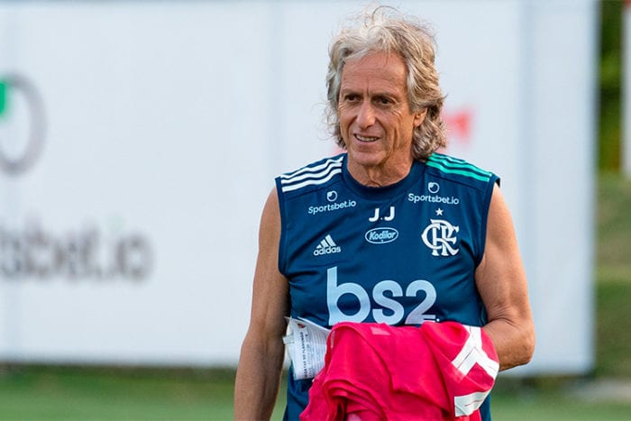 Jorge Jesus renova com o Flamengo até 2021 1 jj Foto Alexandre Vidal Flamengo