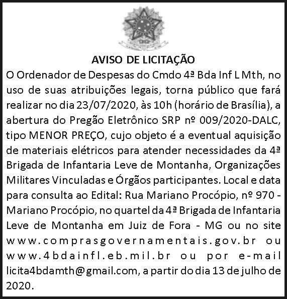 4º Batalhão de Infantaria Leve - Montanha 4 1 4BDA 009