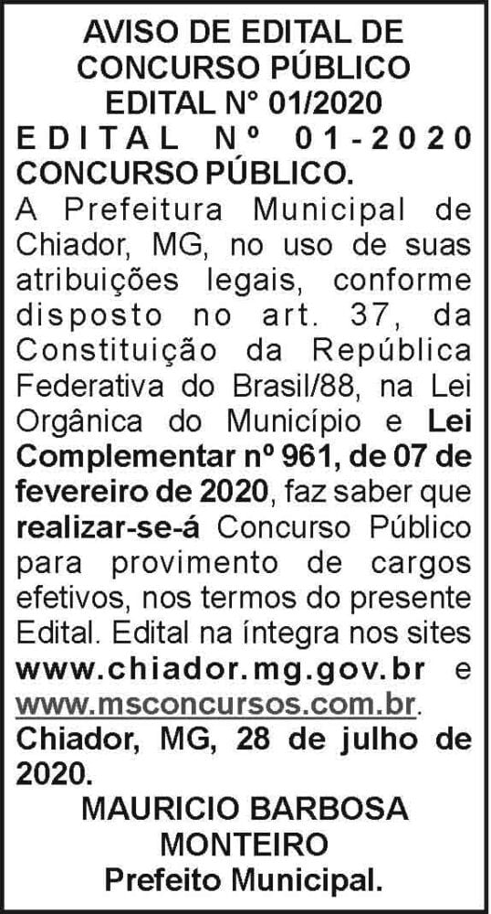 Prefeitura de Chiador 4 1 CHIADOR 01