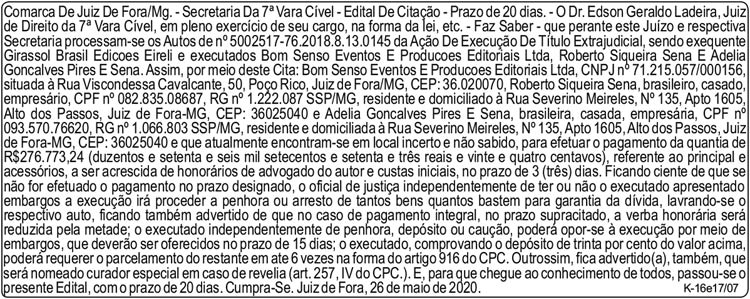 Comarca de Juiz de Fora 4 1 DESTAK