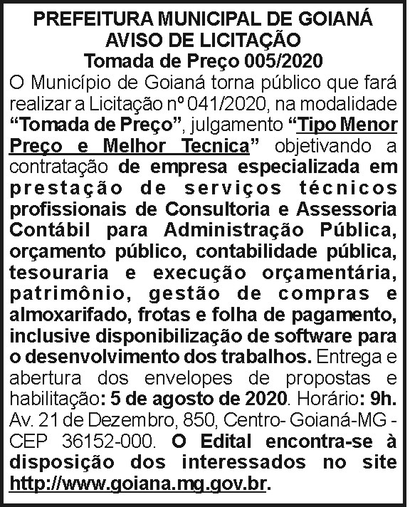 Prefeitura Municipal de Goianá 4 1 GOIANA 005