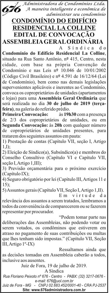 Condomínio do Edifício Residencial La Colline 4 1 LA COLINE