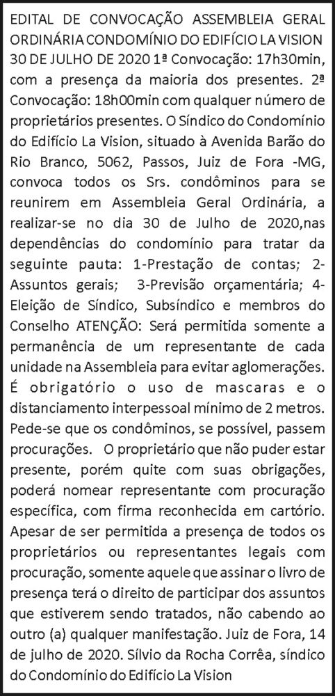 Condomínio do Edifício La Vision 4 1 LA VISION