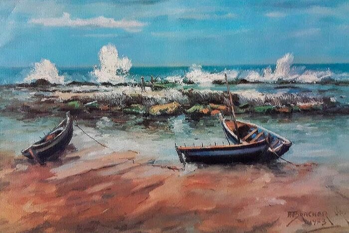 Praia de Arembepe Bahia 1973
