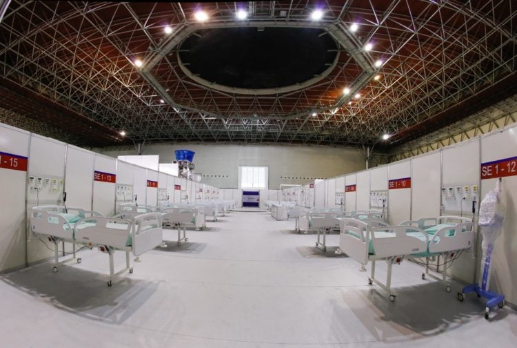 coronavirus hospital de campanha leito maca respirador atendimento saúde médico expominas Gil Leonardi scaled e1593803645465