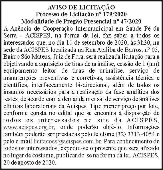 ACISPES nº 47/2020 4 1 ACISPES 179