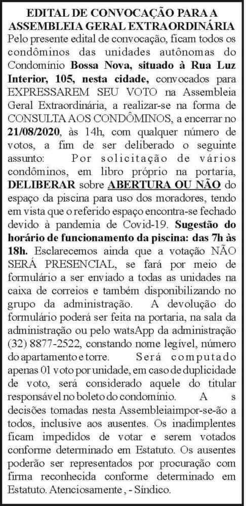 Condomínio Bossa Nova 4 1 BOSSA NOVA