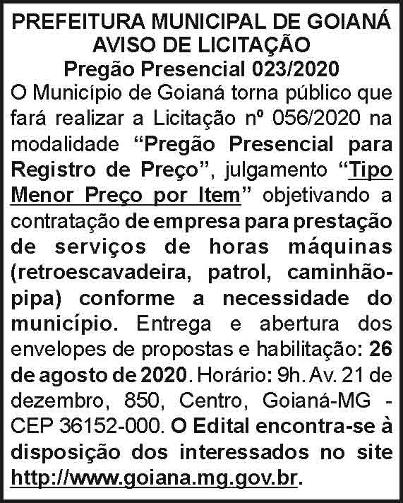Prefeitura Municipal de Goianá 4 1 GOIANA 023