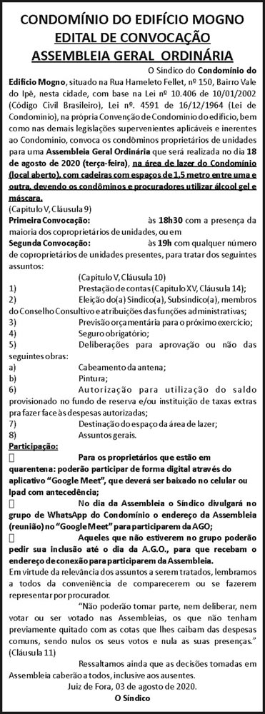 Condomínio do Edifício Mogno 4 1 MOGNO