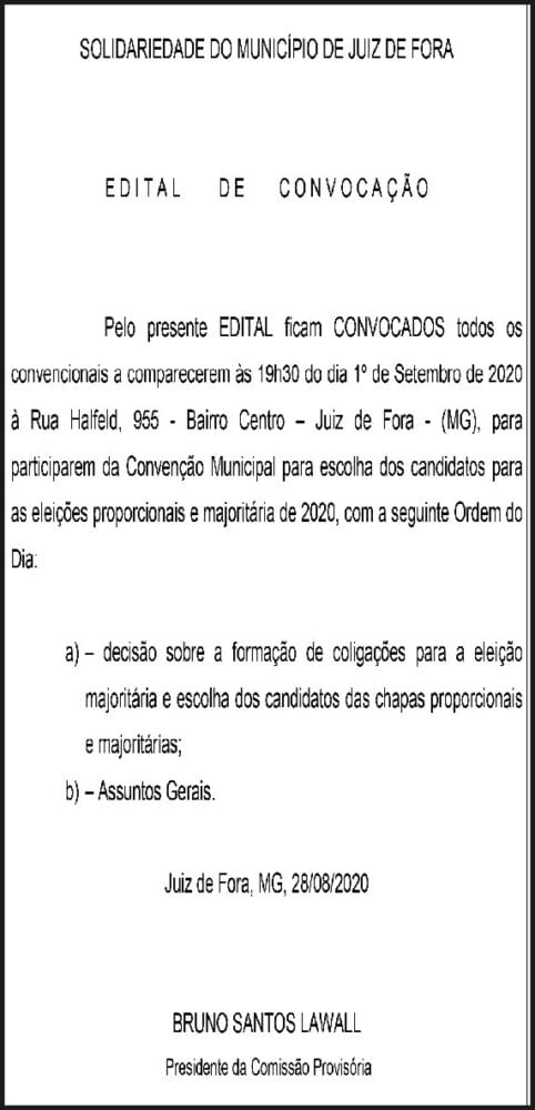 Solidariedade do Município de Juiz de Fora 4 1 SOLIDARIEDADE EDIT