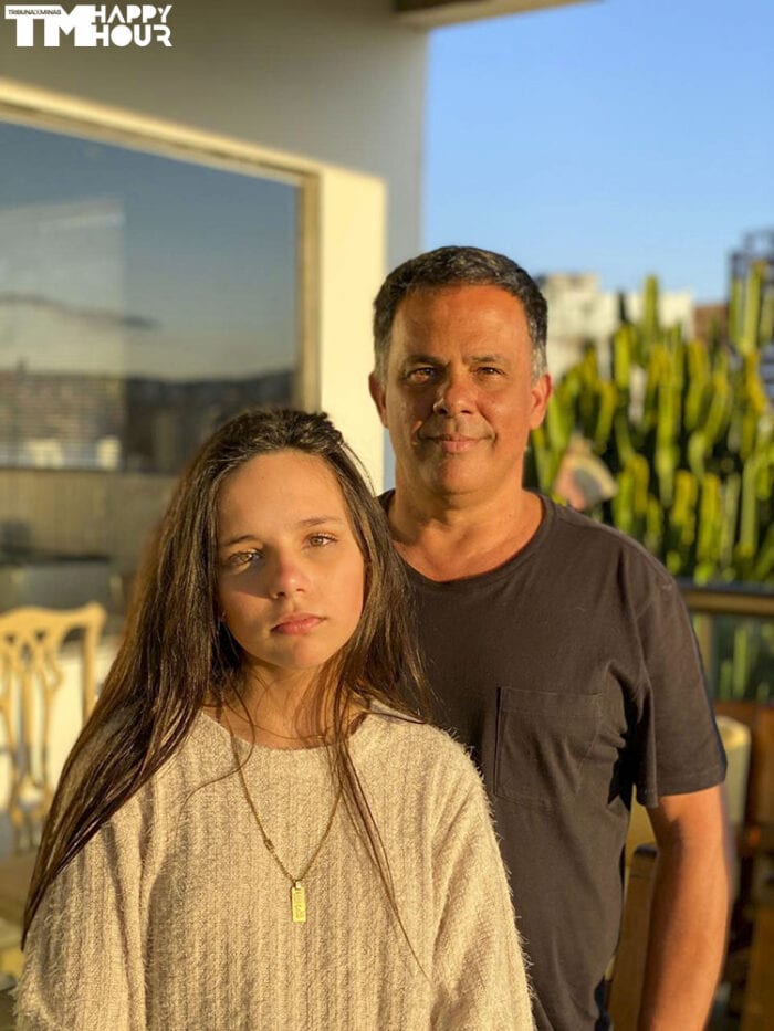 Bianca com pai Octávio Fagundes