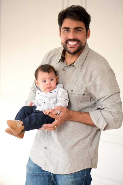 Douglas Oliveira Fontes com o filho Leonardo-001