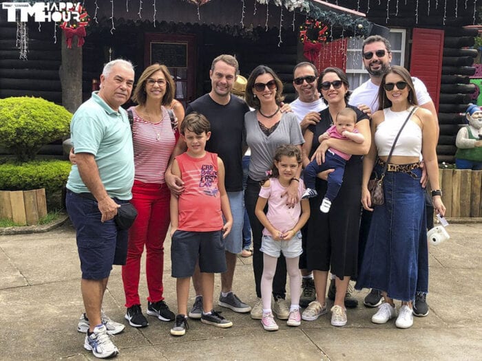 João Matos e Dymara Rafael e Carolina Mario e Lidiane Júlio e Yana netos Lucas Beatriz e Felipe