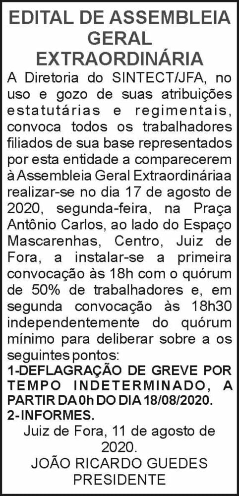 SINTECT/JFA 4 correio