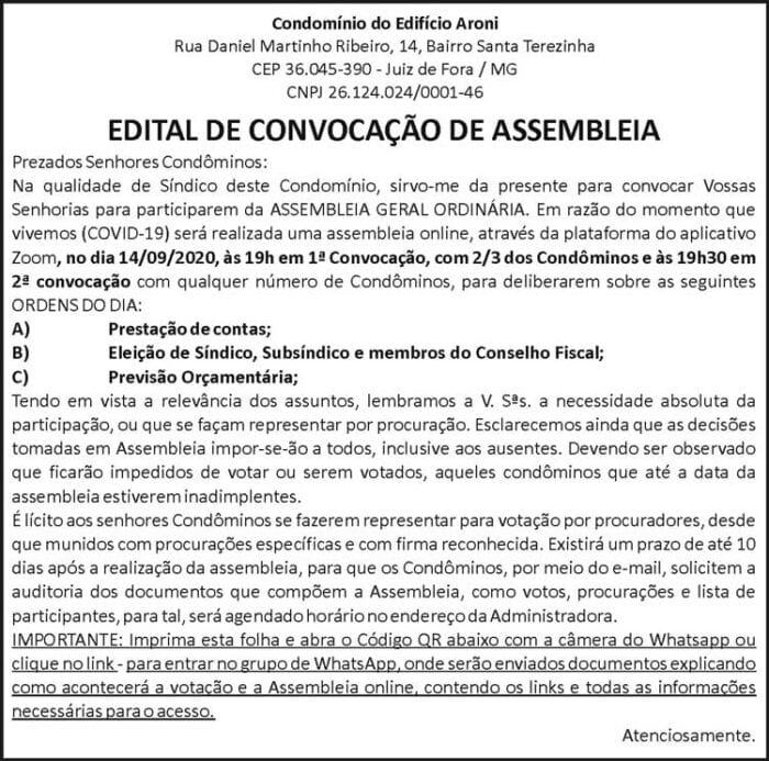 Condomínio do Edifício Aroni 4 1 ARONI
