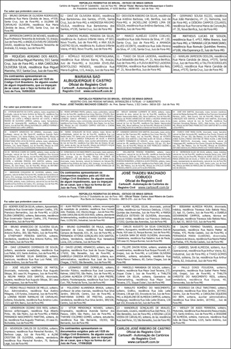 Avisos Casamento 4 AVISOS CASAMENTOS 17 09