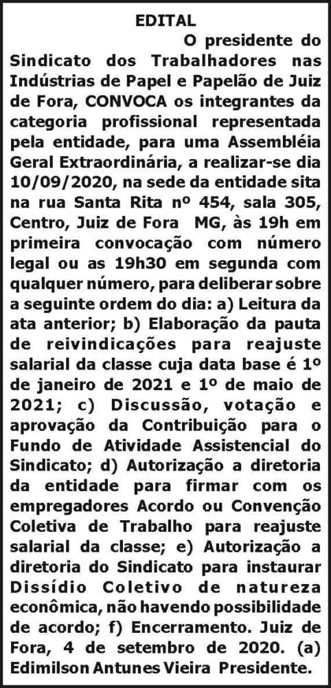Edital 4 INDUSTRIAS