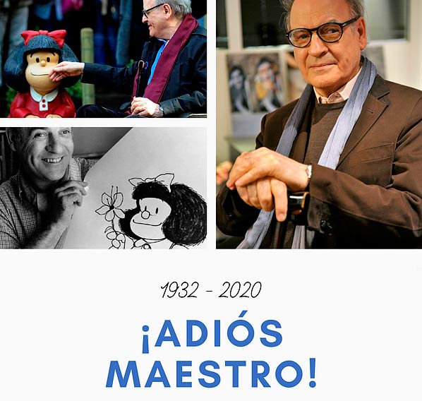 Quino, criador de Mafalda, morre aos 88 anos na Argentina 1 QUINO web