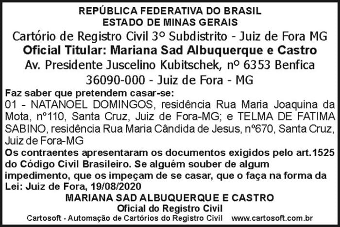 República Federativa do Brasil 4 aviso natnael dia 11