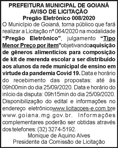 Prefeitura Municipal de Goianá 4 goiana 08 dia 11
