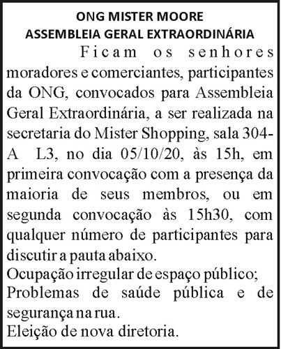 ONG Mister Moore 4 mister shopping