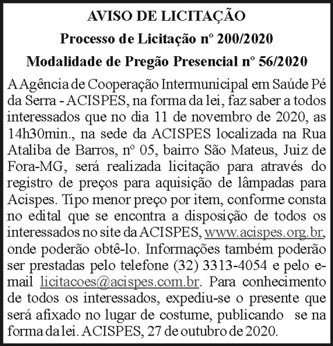 Aviso de Licitação N200/2020 4 1 ACISPES 200