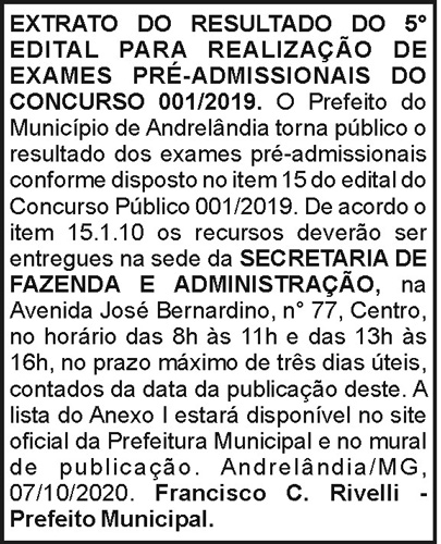 1 ANDRELANDIA 001